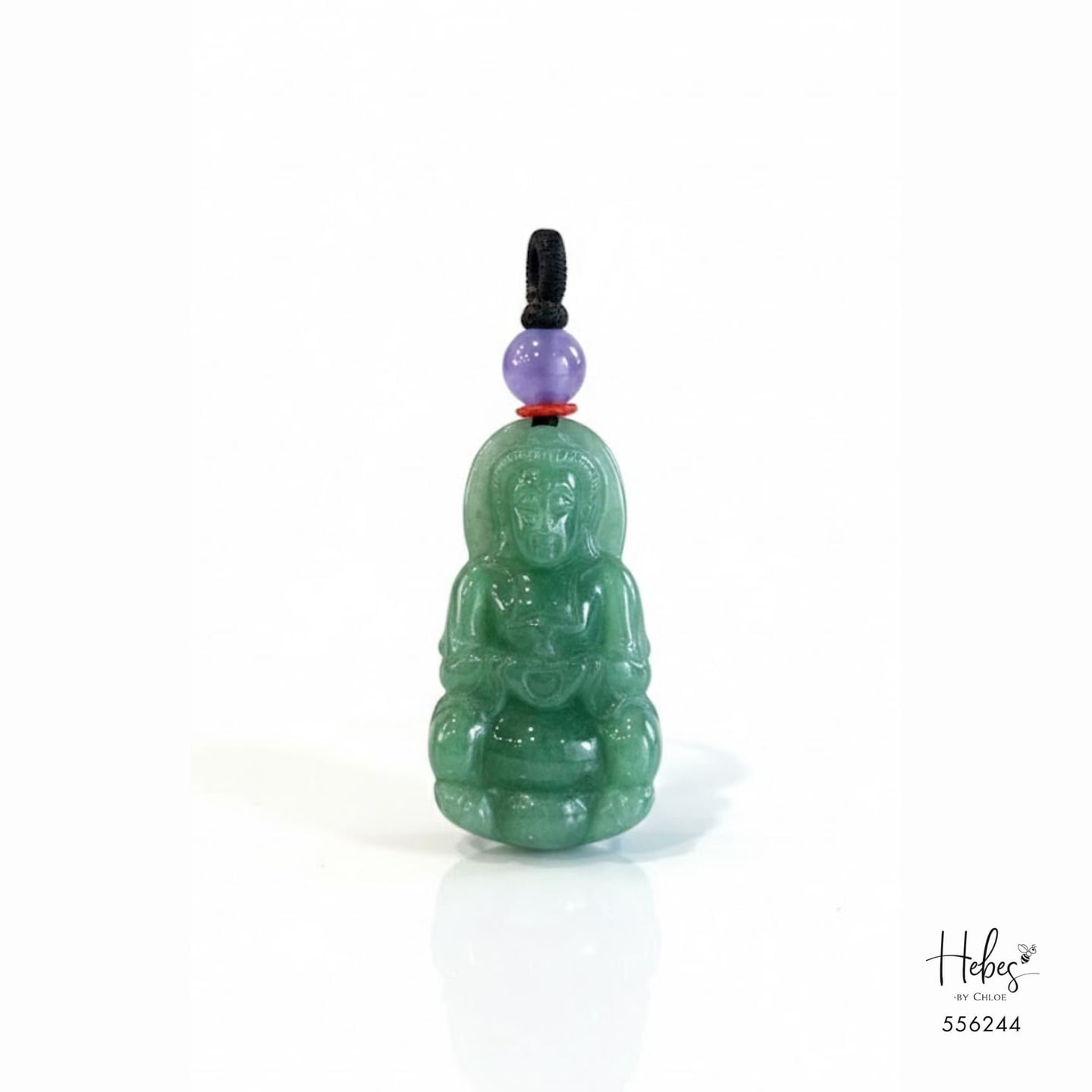 Burmese Myanmar Jadeite Guanyin Pendant 556244