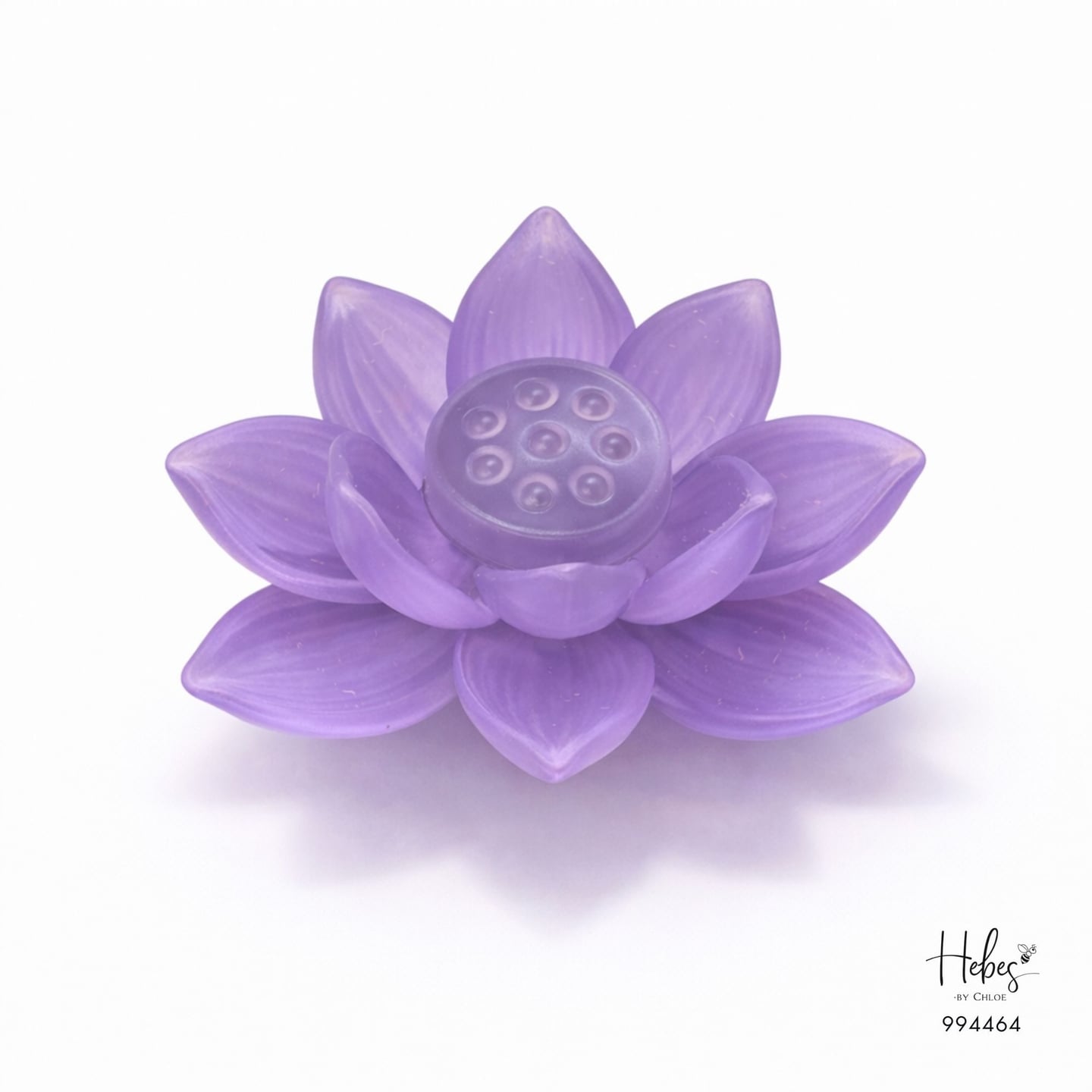 Lavender Frosted Lotus Incense Holder 994464