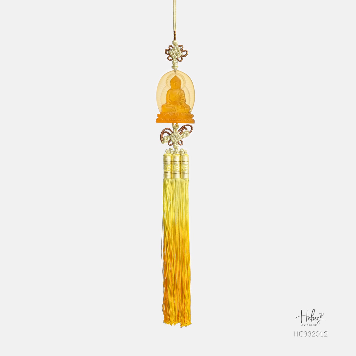 Crystal Feng Shui Gautam Buddha Car Charm HC332012